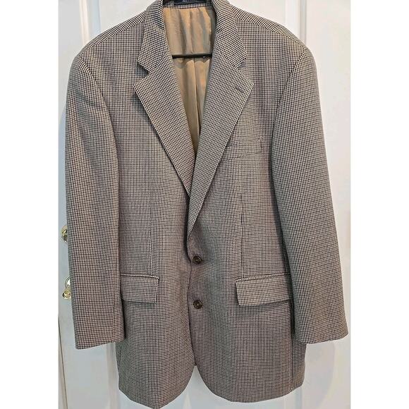 Chaps Ralph Lauren Vintage 100% Wool Suit Jacket Men’s 44 Preppy Business Office - Picture 1 of 9